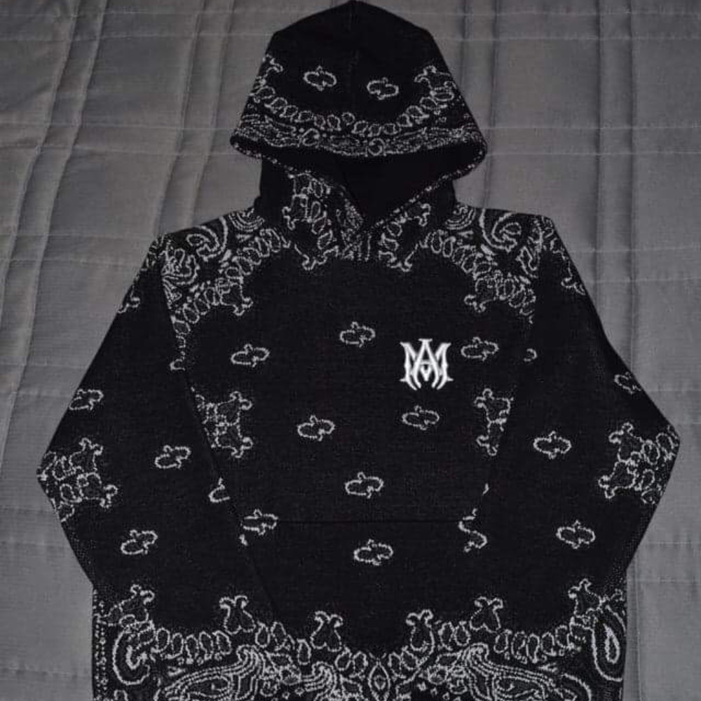 Amiri Bandana Hoodie Brand New Size M